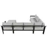 ZUN U-shaped multi-person outdoor sofa set, suitable for gardens, backyards, and balconies. 76031371