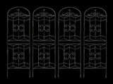 4 Pack Metal Garden Trellis 86.7" x 19.7" Rustproof Trellis for Climbing Plants Outdoor Flower W1586P268071