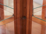 Glass Cabinet Lighted Corner Cabinet Corner Display Curio Cabinet, Glass Display With 44818203