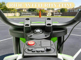 Green 12V Kids Electric Motorcycle Twist Handle Throttle, Safety Training Wheels, Rear Suspension 99704041