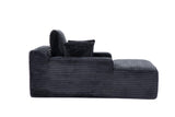 Oversized Chaise Lounge Chair Cozy Cloud Couch, Modern Plush Corduroy Upholstered Sleeper Sofa 82286262