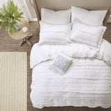 Full/Queen 4 Piece Microfiber 2-in-1 Duvet Set B035129151