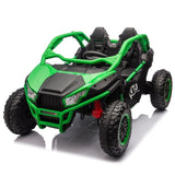 24V Two-seater Kids Ride On UTV w/Parents Control,20in seat width,400W Super high power,Four-wheel W1578P198435