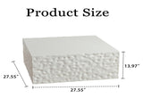 Square Coffee Table Modern Colour Combination Coffee Table Not Need Assembly Coffee Table for Living W3081P360263