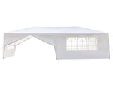 10'x20' Outdoor Party Tent with 6 Removable Sidewalls, Waterproof Canopy Patio Wedding Gazebo, White 40291651