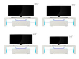 Entertainment TV Stand, Large TV Stand TV Base Stand with LED Light TV Cabinet. W33115869