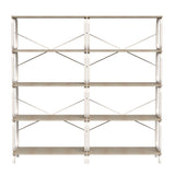 ZUN 5 Tier Large Book Shelf, Bookcase Home Office Open Bookshelf,Shelves for Living Room, Office 98764183