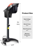 Hair Steamer for Deep Conditioning w/7 Color Light & Ozone, Micro Mist Scalp Hydration Steamer for 42452033