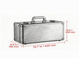 Graded Card Storage Box , Graded Sports Cards Holder Carrying Case with Key Lock Foam 58479242
