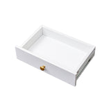 Fold-Out Convertible Writing Table, Desk Cabinet with shelf and drawer Multi-Function Home Office W331P256909