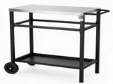 Outdoor Prep Grill Carts, Stainless Steel Tabletop with High Load Capacity Portable BBQ Table, 28028726