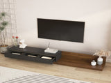 Modern TV Stand LED Lights , Entertainment Center Wooden TV Stand, TV Stand Desk Media Cabinet W1321P400994