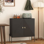 ZUN Sideboards Buffets Cabinet Home Coffee Bar Cabinet,with Drawers,2 Cabinets and 6-Bottle Wine Rack W1321P204615