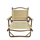 Comfy Foldable Portable Chair with Armrests Aluminium Frame, Travel Kermit Chair Easy to Fold W495107783