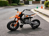 Pink 12V Kids Electric Ride On Motorcycle with Twist Grip Throttle, Training Wheels, Rear 74473291