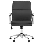 ZUN Black Height Adjustable Rolling Office Chair B062P153791