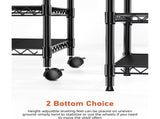 Heavy Duty Metal Storage Shelving Unit with Wheels, 3 Tier Wire Rack, 750 lbs Load Capacity, 98167594