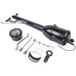 ZUN Street Hot Rod 30" Black Steering Column Tilt Auto Floor Shift w/ Adapter No Key 86332181