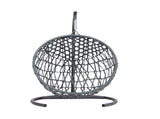 Cat Swing Bed with Stand & Cushion, Cat Egg Chair with Rattan Wicker Appearance, Indoor Hanging 70942259