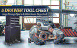 Tool Chest,5-Drawer Rolling Tool StorageCabinet with Enhanced Packaging, DetachableTop Tool Box, W2277P243713