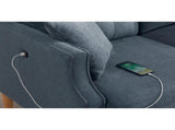 Loveseats 2 Seater Sofa For Primary , Bed Room, Office, waterproof fabric , USB Charge Port , 2 30415348