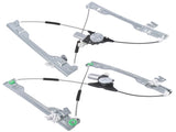 2Pcs Front Left and Right Window Regulator with Motor Fit for Nissan Altima Sedan 2.5L L4 3.5L V6 58415346