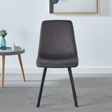 Dining Chairs Set of 2, Mid Century Modern Metel Legs for Indoor Kitchen & Dining Room Chairs B205P339998