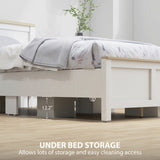 Queen Platform Bed Frame with Headboard and Footboard 97767350