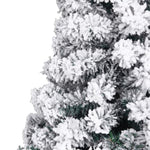 ZUN 7ft Pvc Flocking Christmas Tree 1300 Branches Spread Out Naturally Tree 21315190