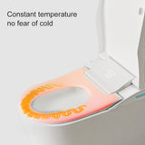 Smart Toilet with Built-in Heated Seat, Tankless Toilet with Autoing, Adjustable Seat Temp, W2894P199868