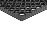 Bar Kitchen Industrial Multi-functional Anti-fatigue Drainage Rubber Non-slip Hexagonal Mat 18126063