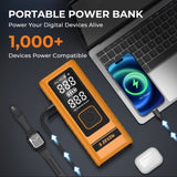 S ZEVZO 4000A Car Jump Starter with Air Compressor, 150PSI 11169263