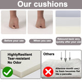 2PCS Set Outdoor Lounge Chair Cushion Replacement Patio Funiture Seat Cushion Chaise Lounge W419P194575