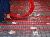 PEXB Pipe 2 rolls 1/2 inch x 100 feet non-oxygen barrier type - Radiant heat floor heating pipe Cold 63223951