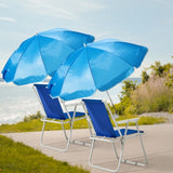 Folding Beach Chair with Umbrella Adults, Lightweight Porable Camping Chair with 265lbs Capacity 41539091