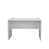 Malibu 47" Wide Study Desk White Modern Simple Computer & Laptop Table Dining Table for Bedroom, B200P253734