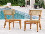 Netro Acacia Wood Dining Chair with Light Brown Wicker N775P321708T