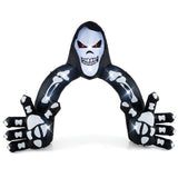 10.2x8.7ft Giant Grim Reaper Inflatable Arch - 8 LED Lights, Built-in Blower for Easy Inflation, 60917462