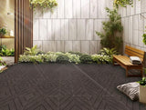 Plastic Composite Deck Tiles Set of 35pcs, Composite Decking Resist Rust, Water, Weather, Easy to W2805P190840