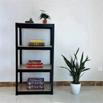 ZUN Storage Shelves - 4 Tier Adjustable Garage Storage Shelving, Heavy Duty Metal Storage Utility Rack 07660996