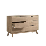 ZUN NORDICA 6 Drawer Master Dresser with Interlock Drawer Feature – Drawer Slide And Interlock W2713P196508