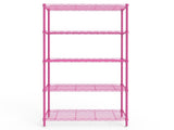 5-tier, adjustable shelf spacing, display rack with adjustable feet, made of iron, 74*34*150cm, 31293055