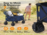42*22*36inch Blue Garden Folding Cart 26642210