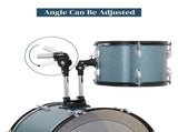 Full Size Adult Drum Set 5-Piece Black with Bass Drum, two Tom Drum, Snare Drum, Floor Tom, 16" Ride 13631659