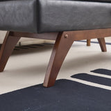 COOLMORE Teddy wool fabric, solid wood feet for solid weighing, and bed end stool with storage W1539P242727