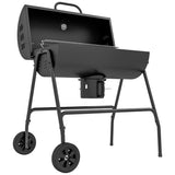 Barrel charcoal grill/grill with wheels 31535174
