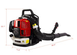 ZUN OSAKAPRO 52CC 2-Cycle Gas Backpack Leaf Blower with extention tube W46522235