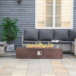 ZUN Fire Pit Table 39378800