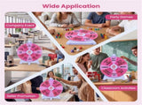 14-Slot Customizable Spinning Prize Wheel with Foldable Stand, Rewritable Tabletop Fortune Wheel 93206740