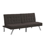 ZUN WOOD FRAME, STAINLESS LEG, FUTON, SOFA BED Espresso W2297P283330